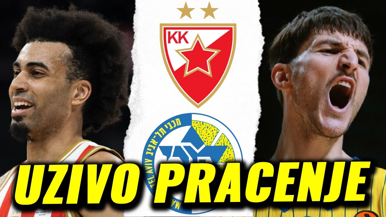 CRVENA ZVEZDA vs MACCABI TEL AVIV | EVROLIGA 27. KOLO 🔴 LIVE