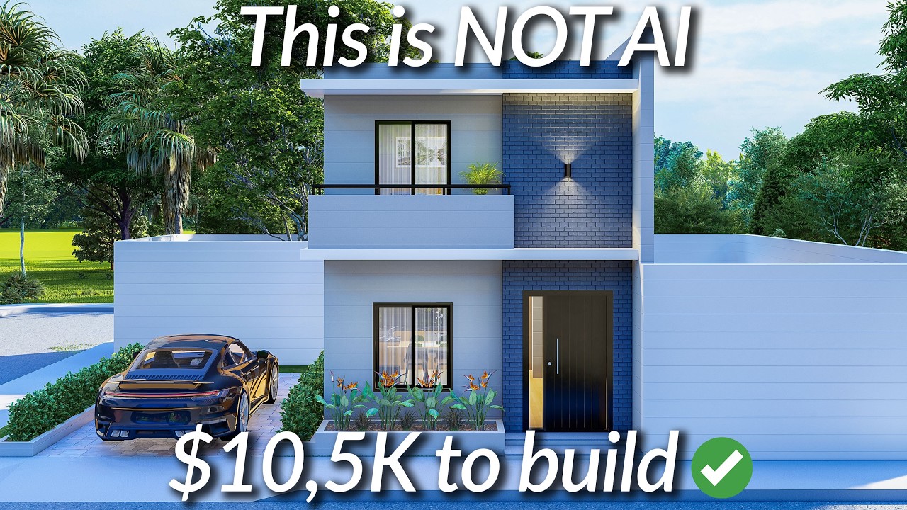 Small Modern 2 Story House Design (5x6 Meters) | House Tour