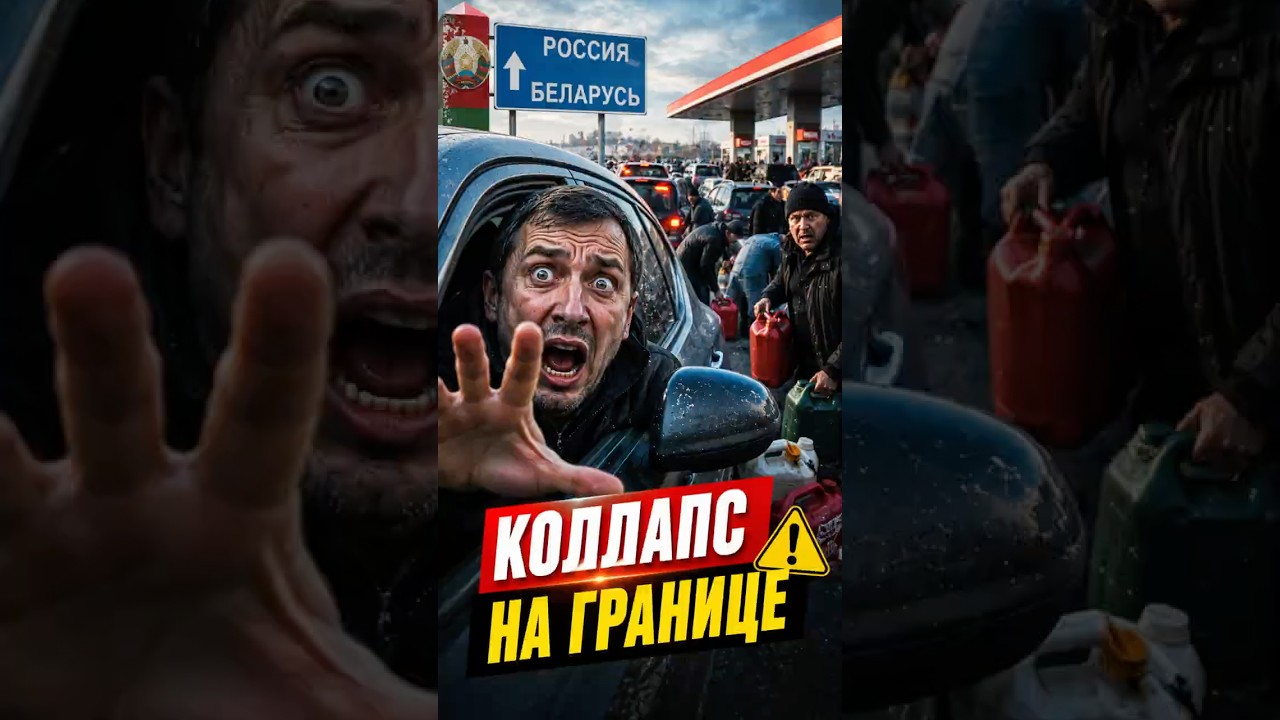 ❗️Russians are flocking to Belarus / Border collapse #belarus #lukashenko #gasoline #border
