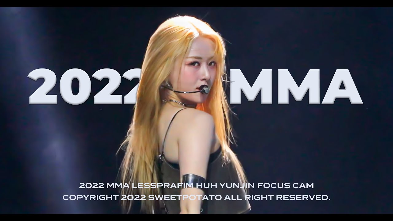 [4K] 221126 MMA LE SSERAFIM HUHYUNJIN 르세라핌 허윤진 직캠-INTRO PERFORMANCE+FEARLESS+THE HYDRA+ANTIFRAGILE)