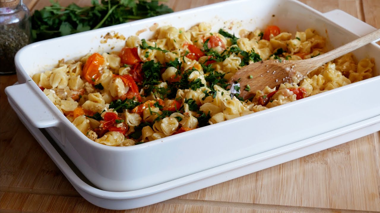Pâtes feta rôtie au four / J'essaye une recette Tiktok !