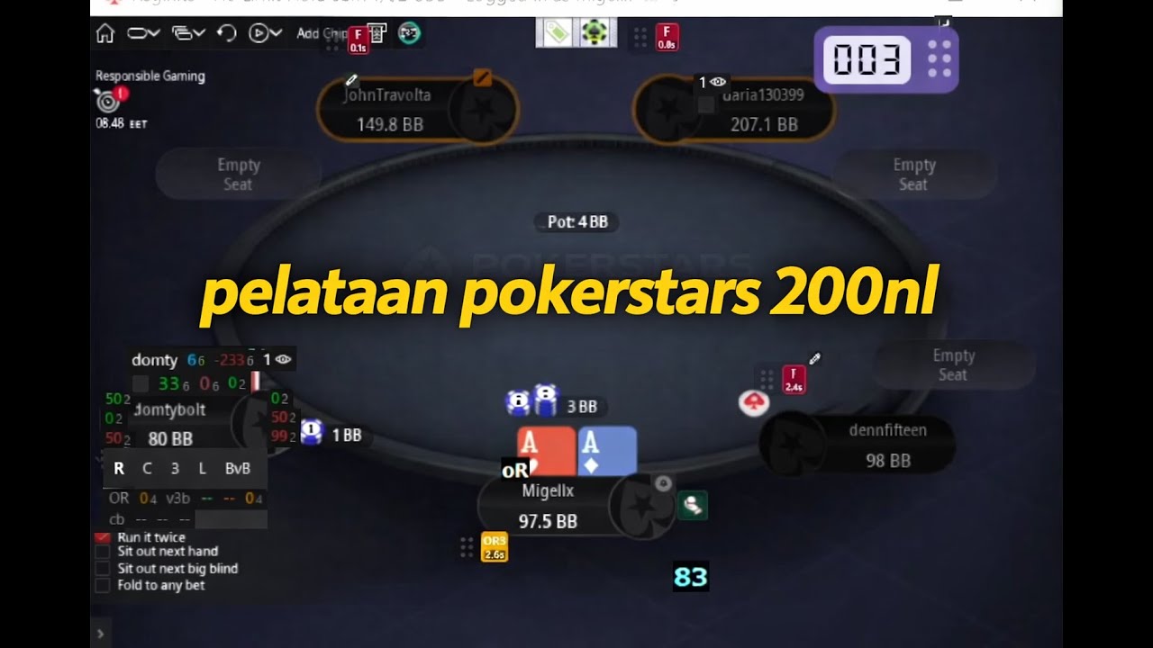 200€ käteispelejä | Pelataan 200nl Pokerstarsilla