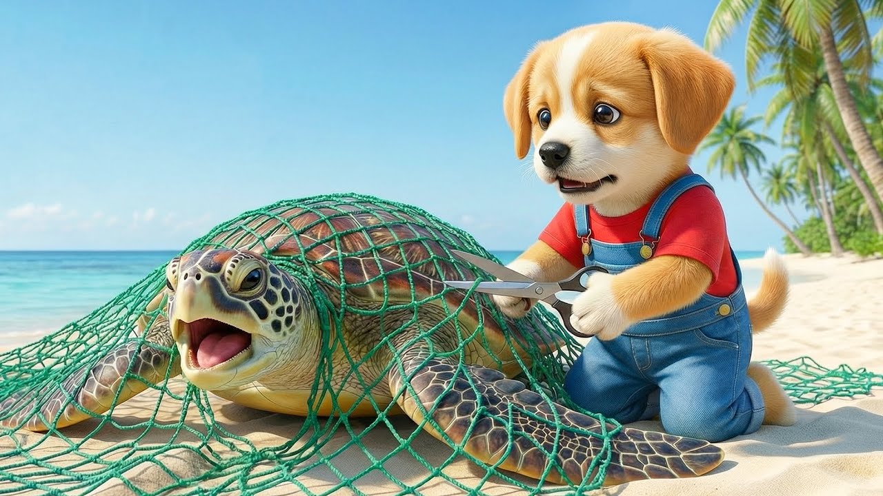 Baby Puppy Risks His Life to Save His Friend 🚗🐶😭💔 Becomes a SuperHero Forever ❤️From Hurt to Hero ❤️