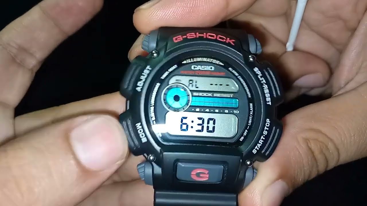 Cómo configurar la alarma en reloj Casio G-Shock DW 9052