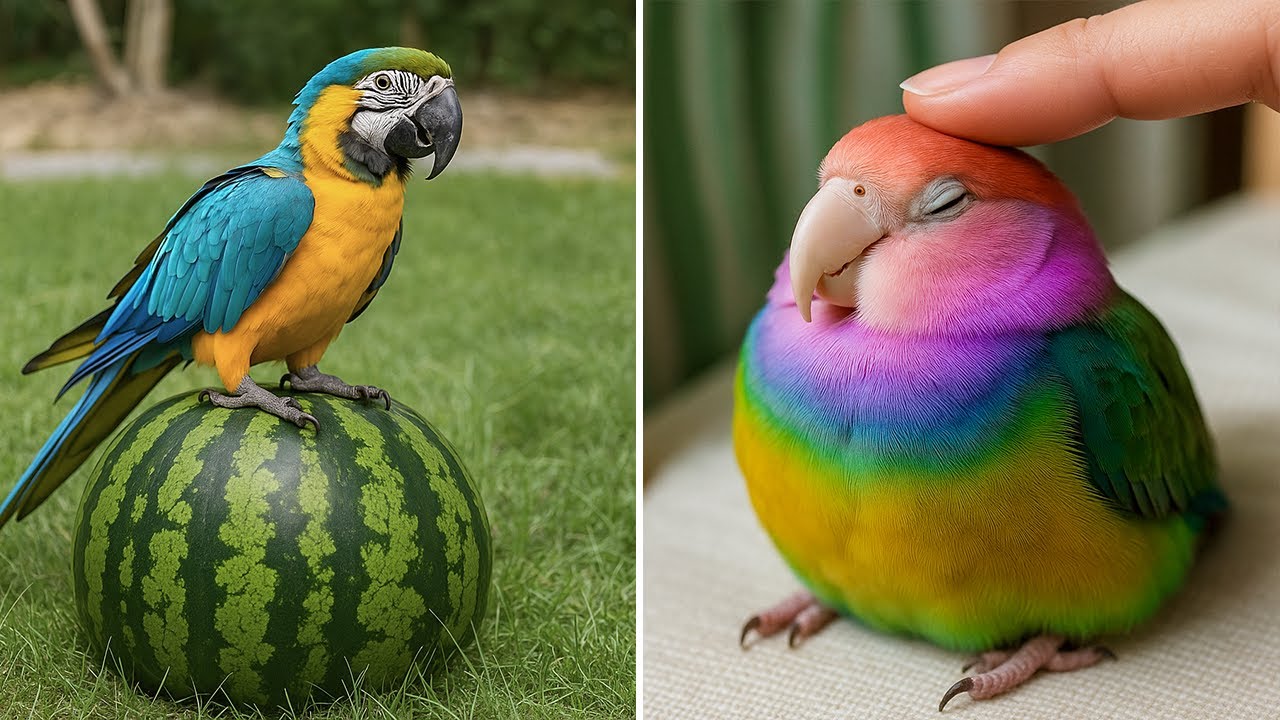 Smart And Funny Parrots Parrot Talking Videos Compilation (2025) - Cute Birds #26