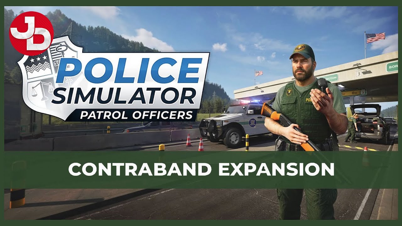 MY FIRST DAY as a BORDER PATROL OFFICER! Police Simulator Patrol Officers - CONTRABAND EXPANSION DLC