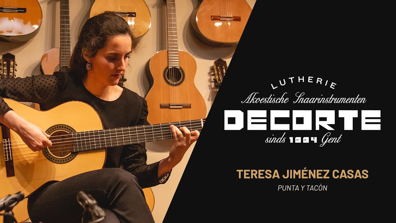 [Decorte Guitars] Paco Castillo Flamenco 215F blanca, played by Teresa Jiménez