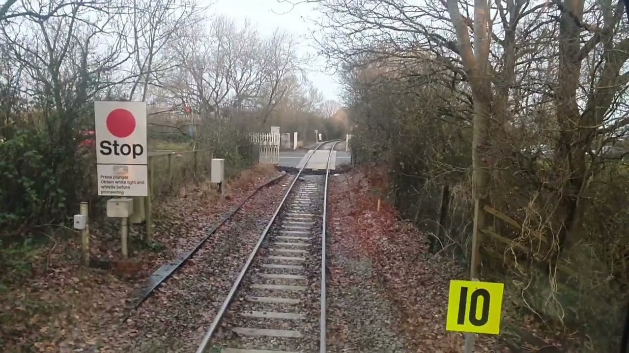 Yate Middle to Tytherington Quarry. Cab Ride. aboard 66105. Part 1