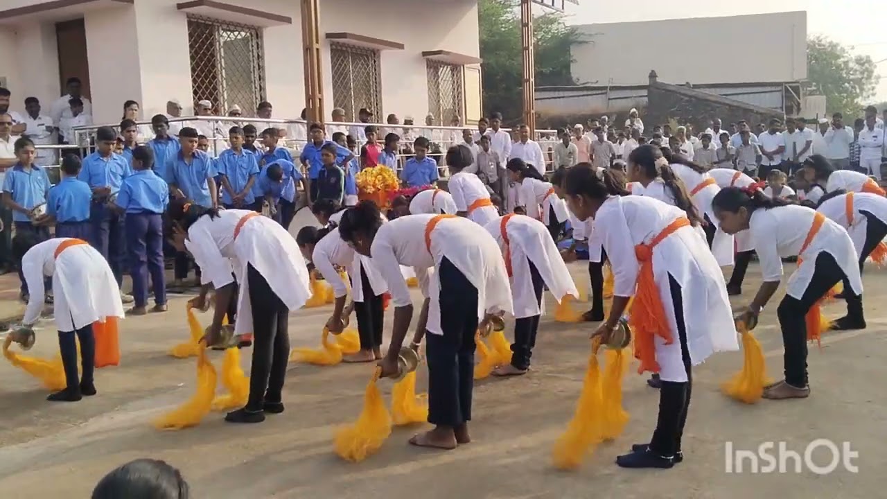 झांजपथक... मराठी शाळा... जिल्हा परिषद केंद्र शाळा खटाव 