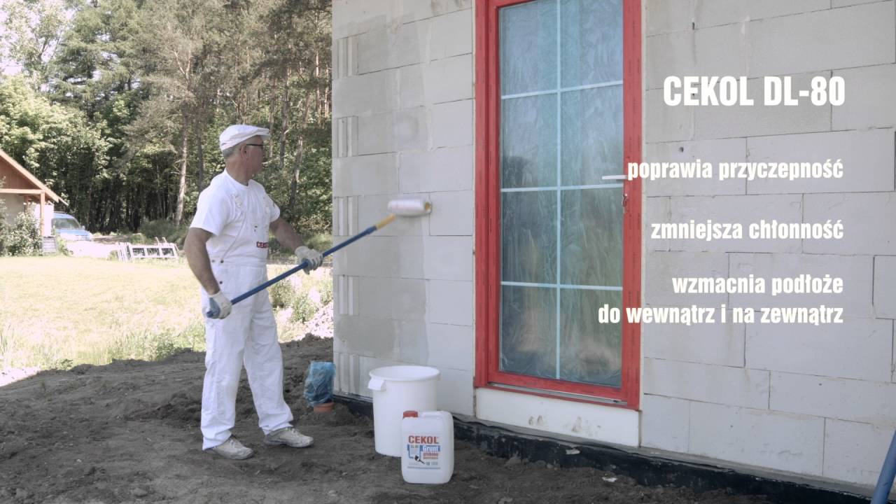 Jak łatwo zagruntować powierzchnię CEKOL DL-80!