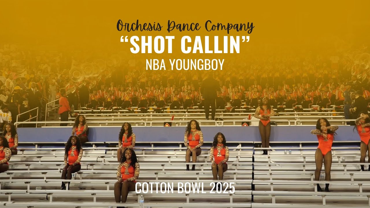 Orchesis Dance Company | &ldquo;Shot Callin&rdquo; by NBA YoungBoy | 2025 Cotton Bowl Dallas 💛🖤❤️