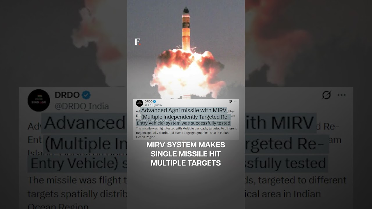 India Successfully Tests Advanced Agni Missile with MIRV Capability