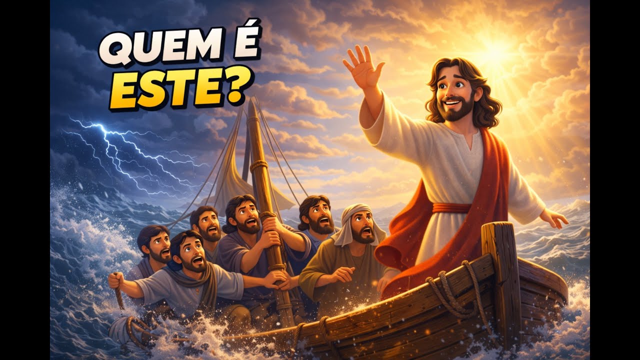 Jesus MANDOU no Vento e no Mar! E Eles OBEDECERAM! 😱🌊