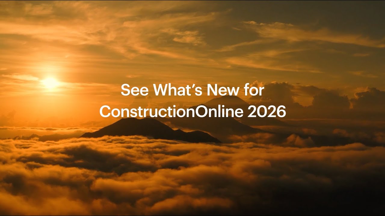 See What's New for ConstructionOnline in 2026