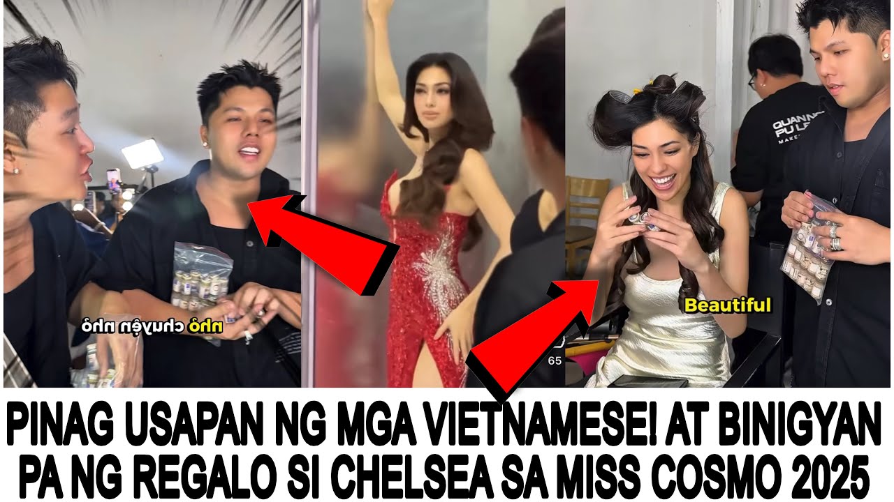 ПЕРСОНАЛ MISS COSMO БЛАГОДАРИТ ЧЕЛСИ ФЕРНАНДЕС! Ей вручили подарок за её доброту!
