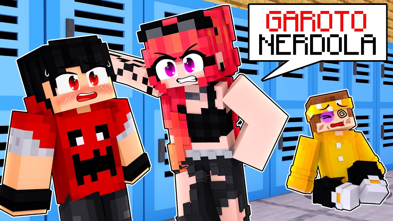 A GAROTA MALVADA só GOSTA de MIM no Minecraft