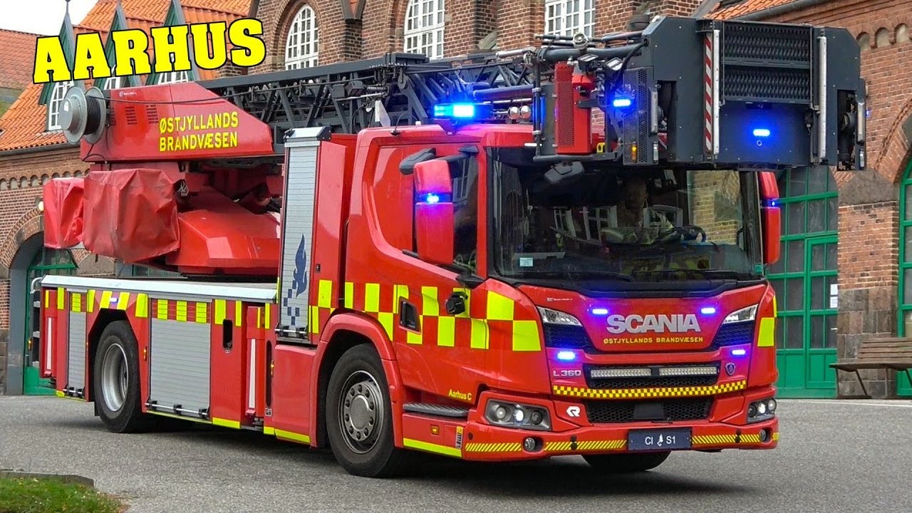 [AARHUS] - Einsatzfahrten der Feuerwehr Aarhus-Centrum | Østjyllands Brandvæsen | Polizei und mehr!