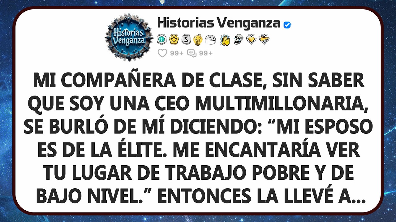 Mi compañera de clase, sin saber que soy un CEO multimillonario, se burló de mí. Entonces...