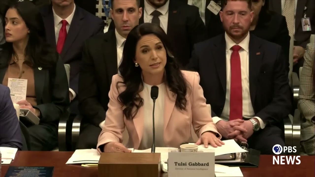 WATCH: Tulsi Gabbard makes opening statement in worldwide threats hearing