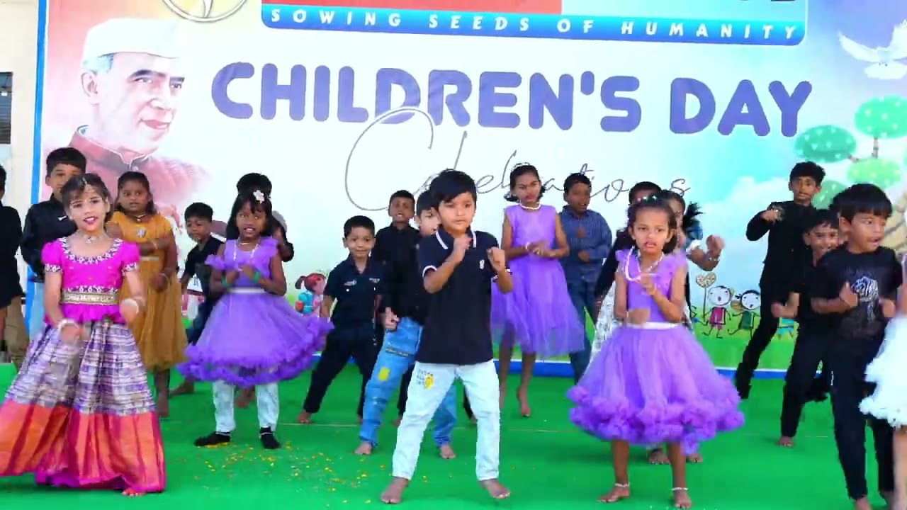 Class 1 Dance Performance || Children's Day Celebrations || Ankuram School Sangareddy