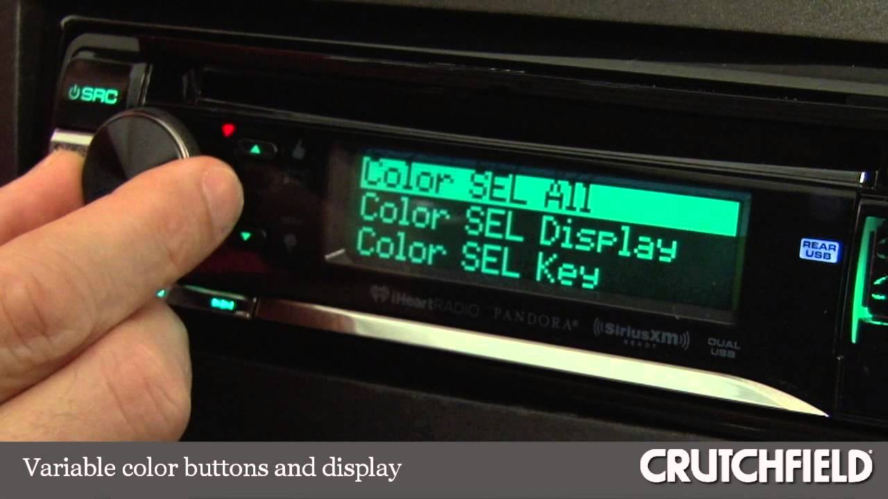 Kenwood Excelon KDC-X697 CD Receiver Display and Controls Demo | Crutchfield Video