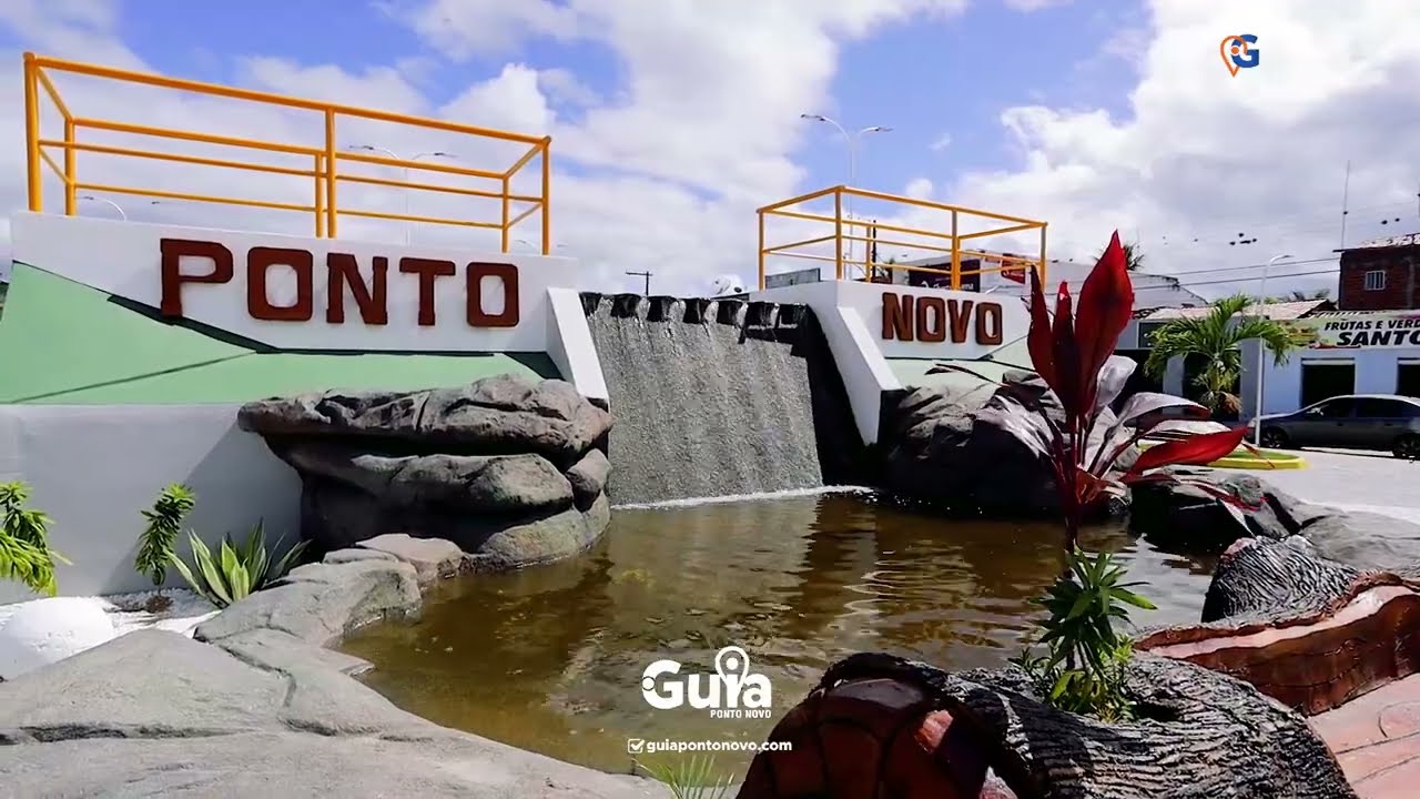 Pra&ccedil;a do Comercio, veja a r&eacute;plica da barragem de Ponto Novo #guiapontonovo