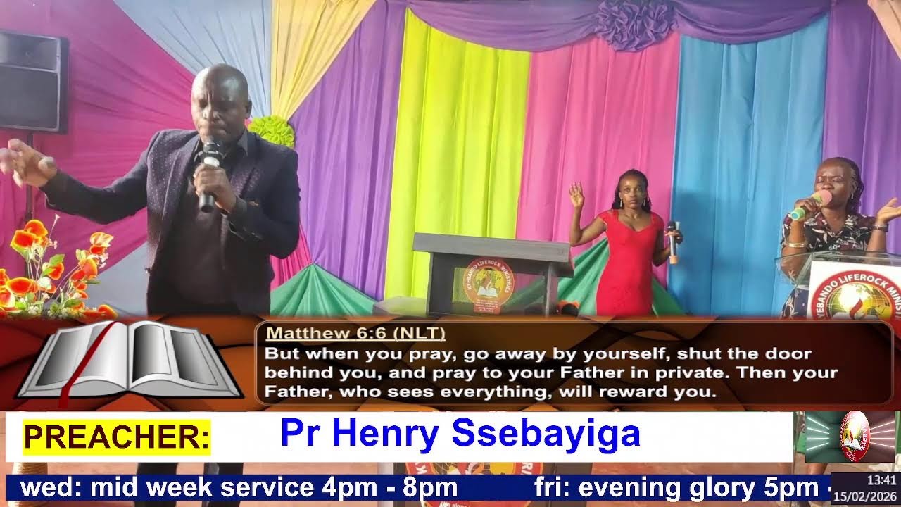 PRAYER Sunday service 15th/02/2026 | Pr Henry Ssebayiga