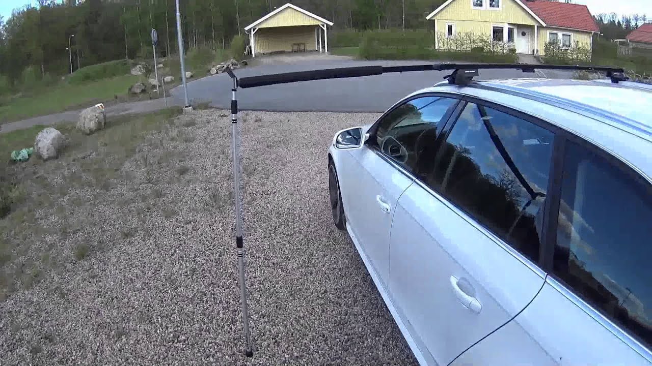 Loading Hobie Pro Angler using Rhino Rack Side Loader