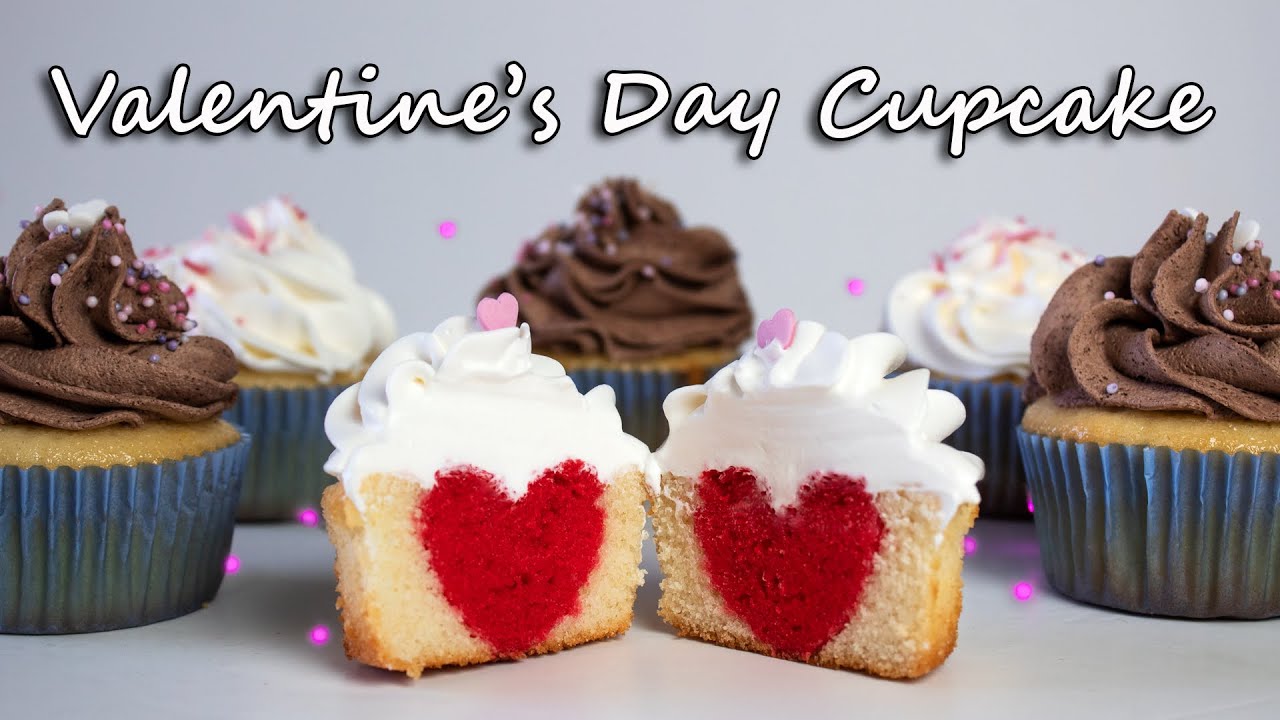 Heart Inside a Cupcake Valentine's  Day Edition - Review / أجمل قلب داخل كاب كيك بمناسبة عيد الحب