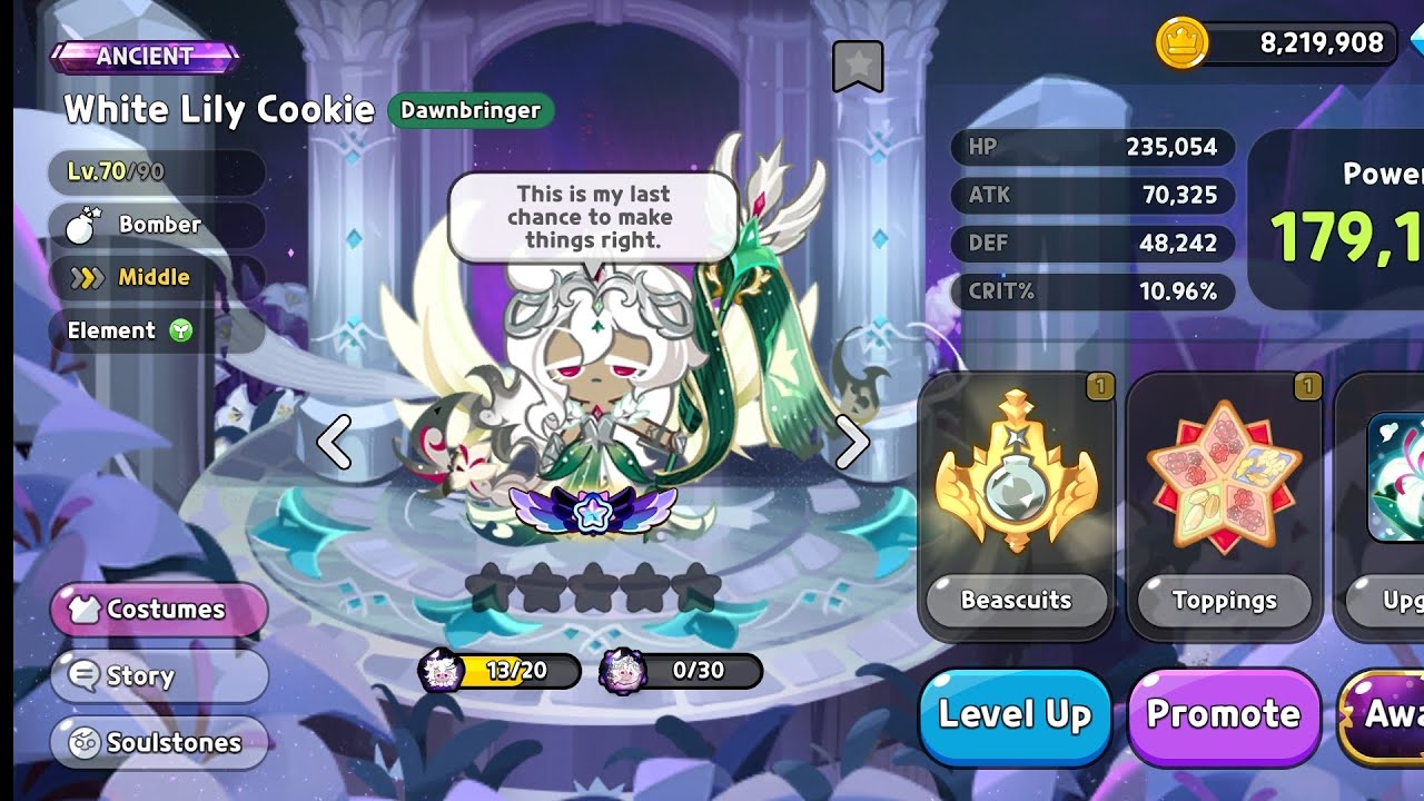 Cookie Run Kindom: Unlocking Awakened White Lily