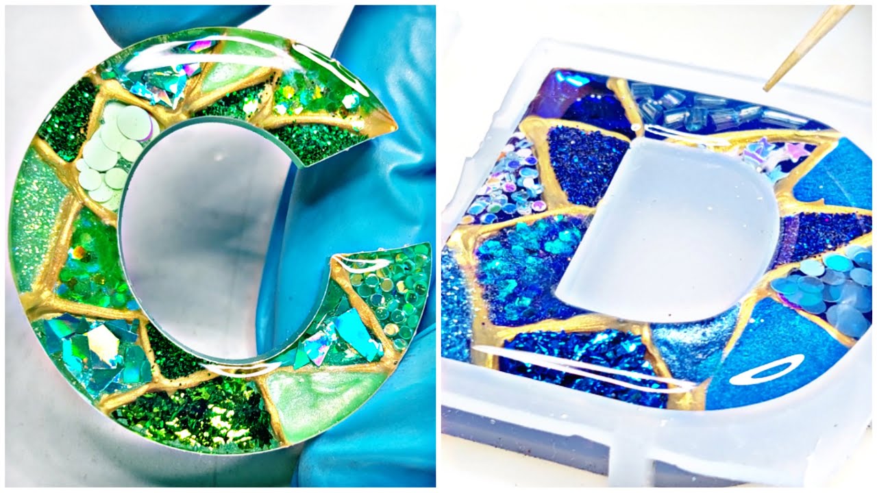 shades of blue & green| resin crafts | resin art | diy resin | small business ideas