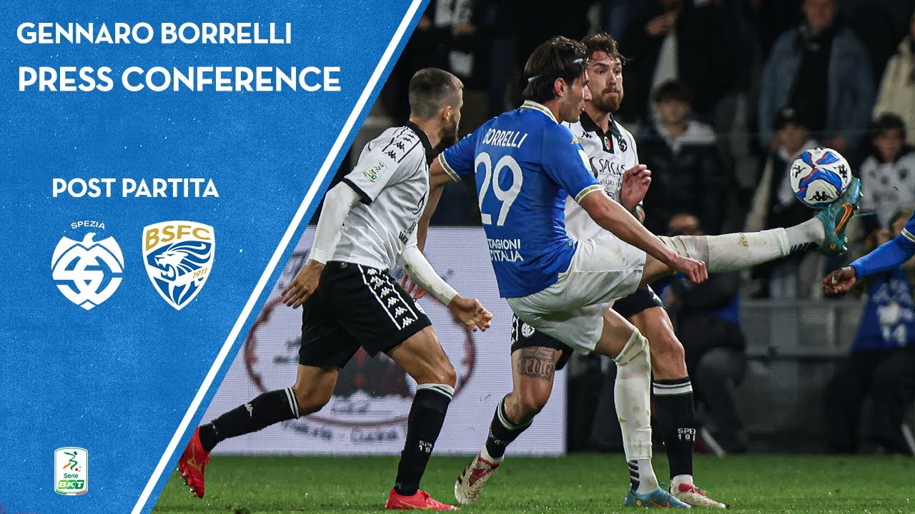 Conferenza Stampa post Spezia - Brescia di Gennaro Borrelli | 28.03.25