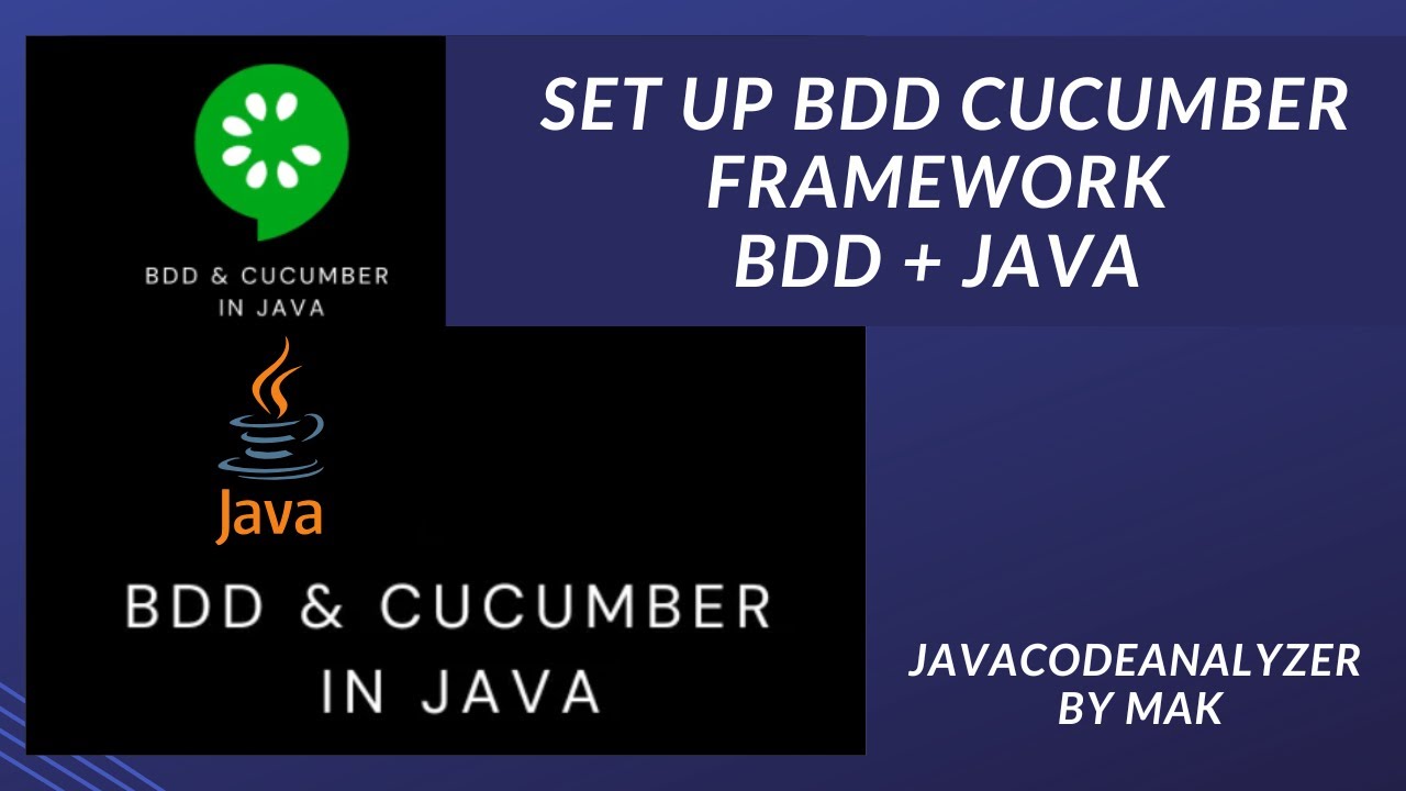 Set Up BDD Cucumber Framework