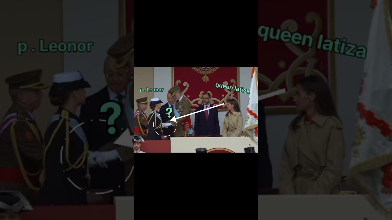 what is it?Attention got suddenly diverted!#attention #royal #leonor #letizia#felipe#new.
