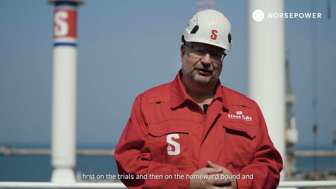 Inside the installation of Norsepower Rotor Sails™ on Stena Connecta