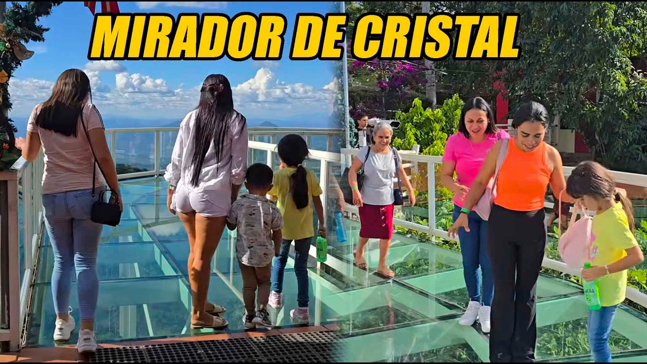 Superando los miedos en el mirador de Cristal.