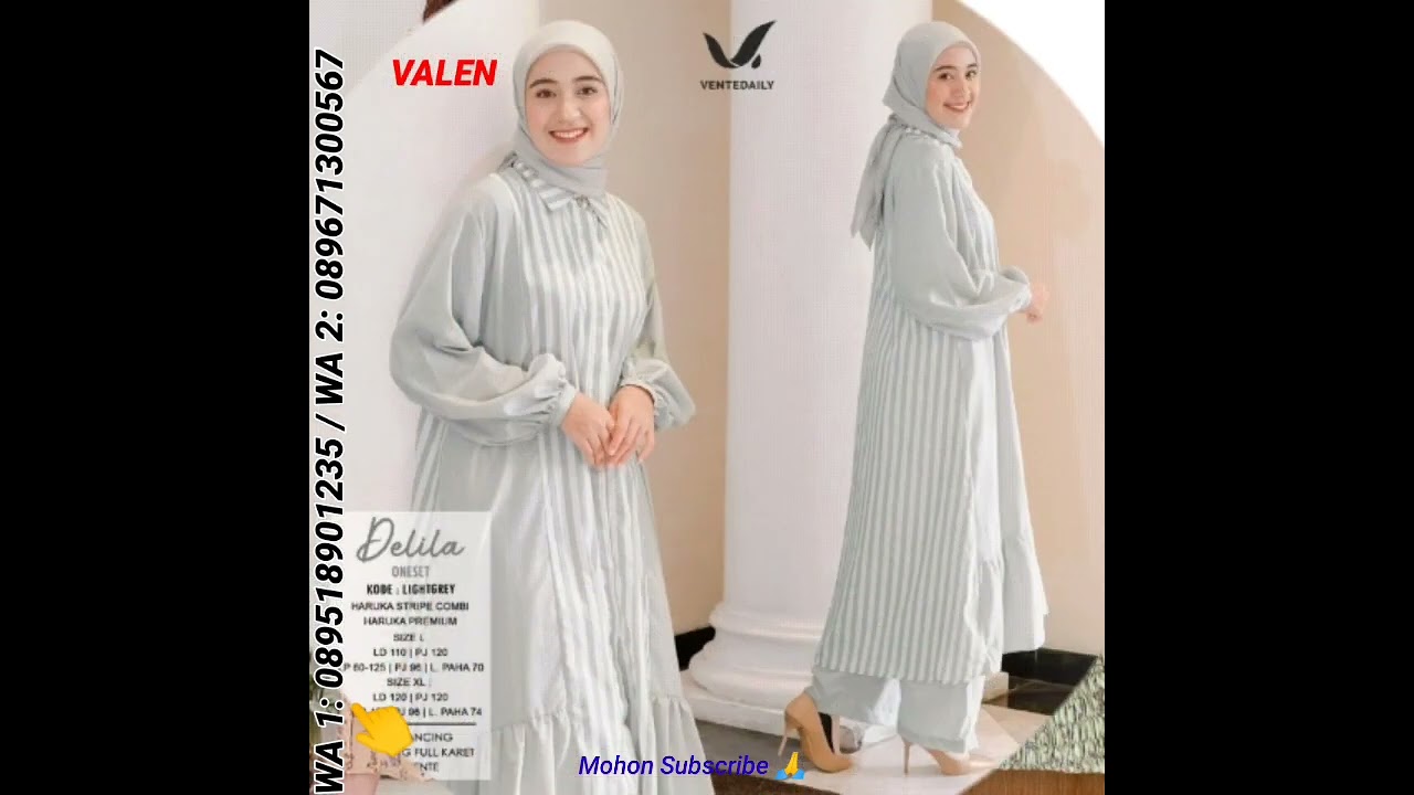 E51 GAMIS LEBARAN TERLARIS | Model Baju Gamis Terbaru 2025 2026
