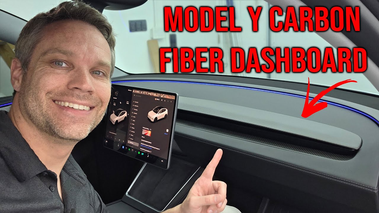 Changing the Look of the Juniper Model Y; Carbon Fiber Dashboard!
