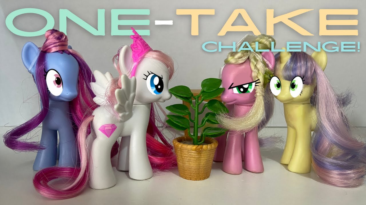 MLP: Flower Wishes and Diamond Rose’s PLANT BATTLE! 🍃⚔️ (One-Take Challenge) [Skit]