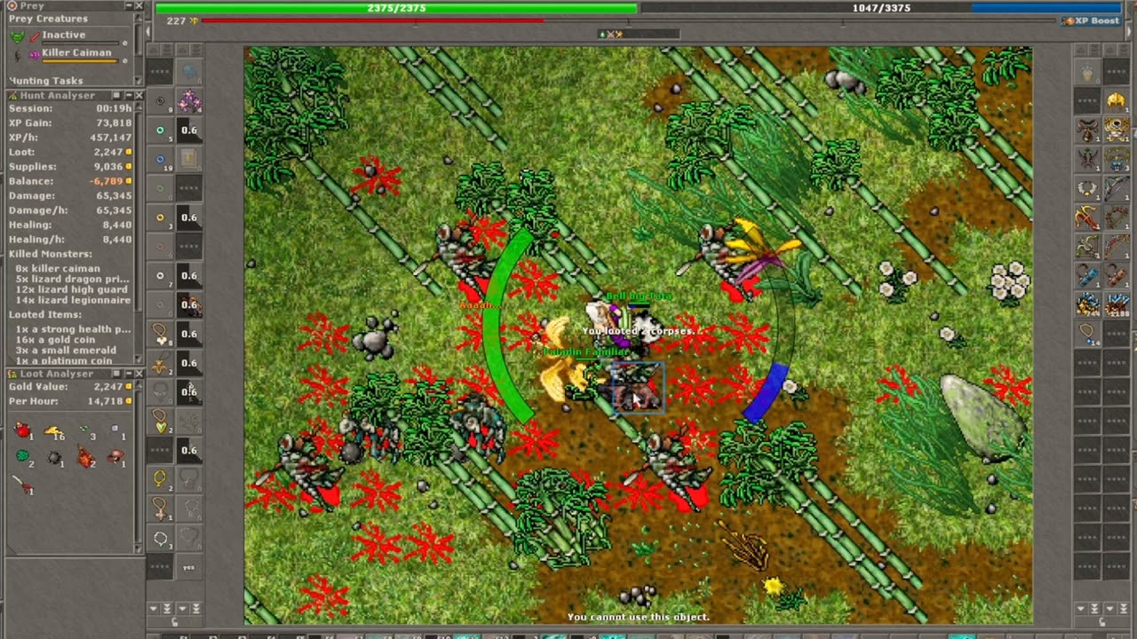 Tibia - Zao, Lizard Legionnaire Hunting Task. 0 loota a jednak 1k na minutę, jak?