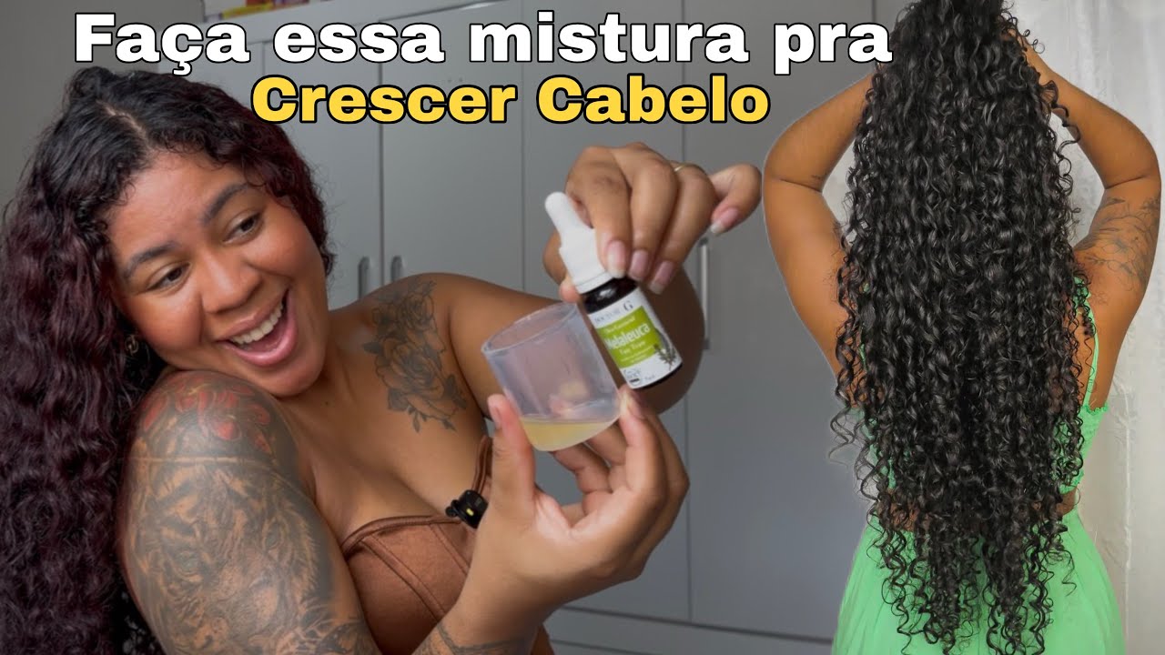 CABELO CRESCE MUITO RÁPIDO COM APENAS 2 INGREDIENTES 