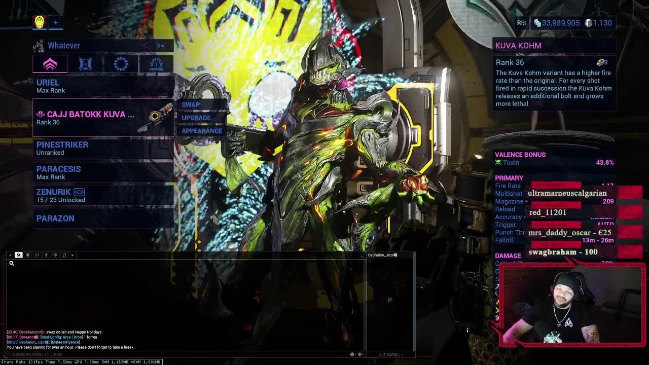 Rivens | Dark Refractory | FashionFrame | Chillin with Players and helping you become a better Tenno