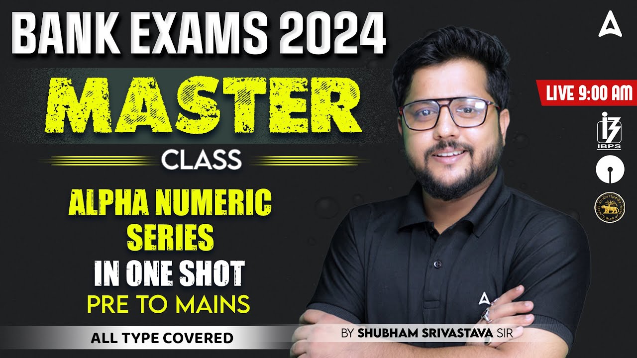 Alphanumeric Series Reasoning Tricks and Concepts | Bank Exam 2024 Reasoning By Shubham Srivastava