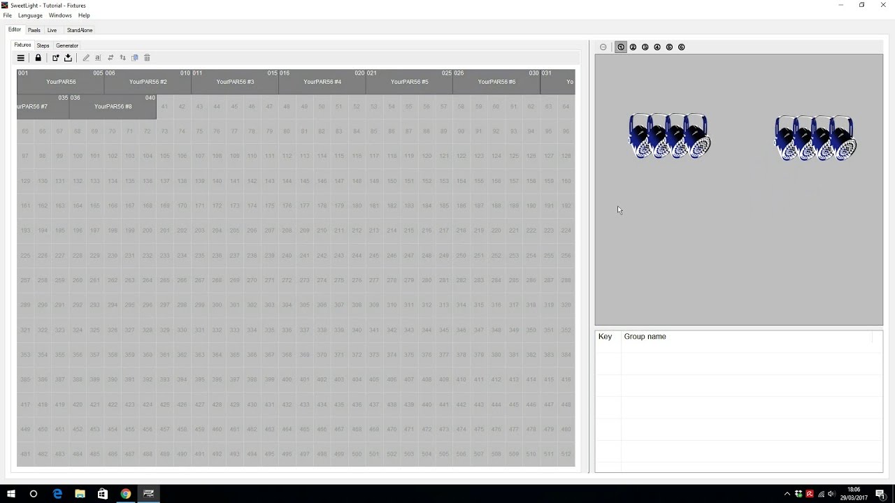 Patching fixtures & 3DView basics