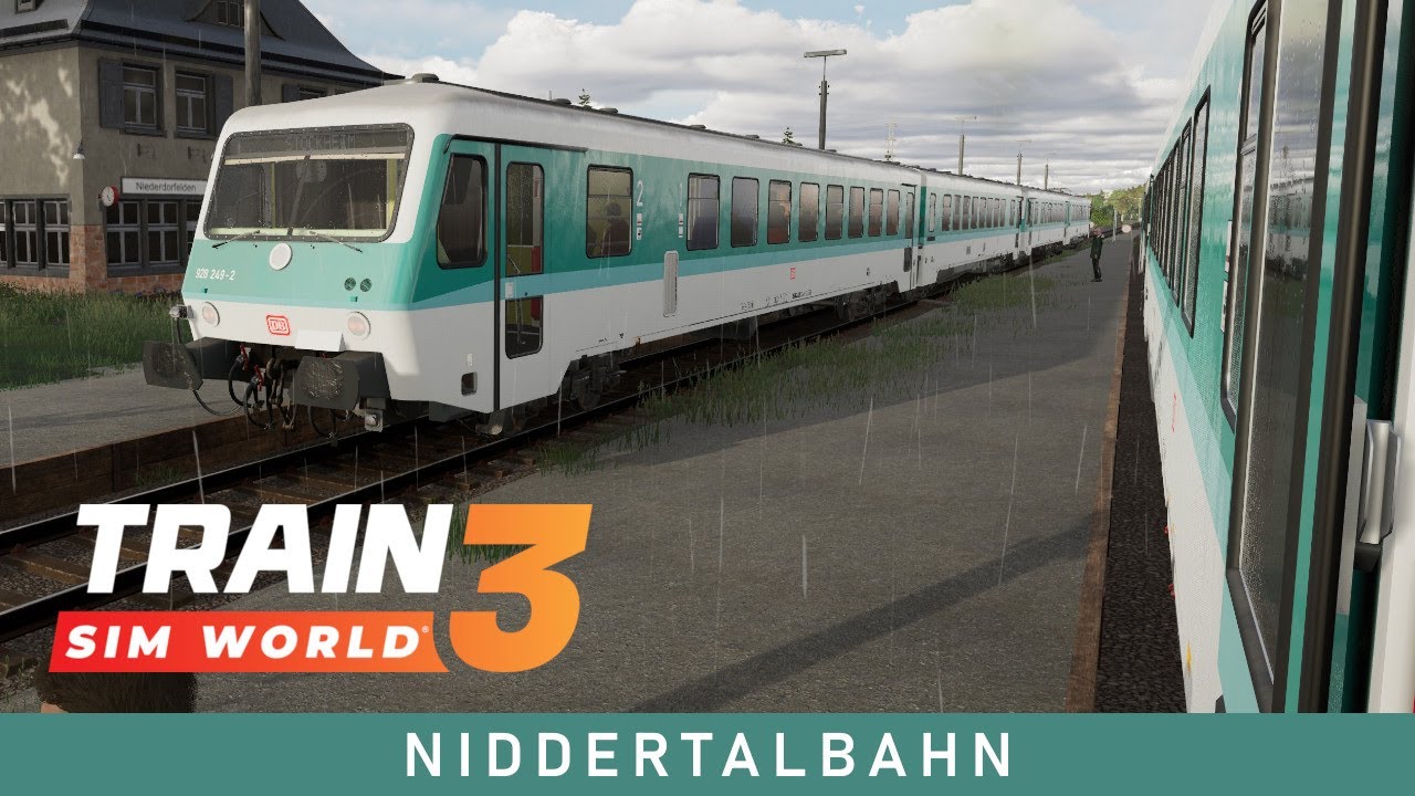 Train Sim World 3 PS5: Niddertalbahn 🌧️☀️💥 (Stockheim → Heldenbergen-Windecken → Bad Vilbel)