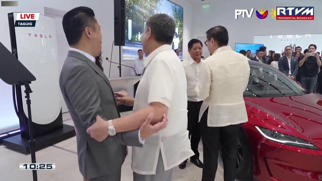 PBBM graces the launching of the Tesla Center Philippines in BGC, Taguig | 20 January 2025