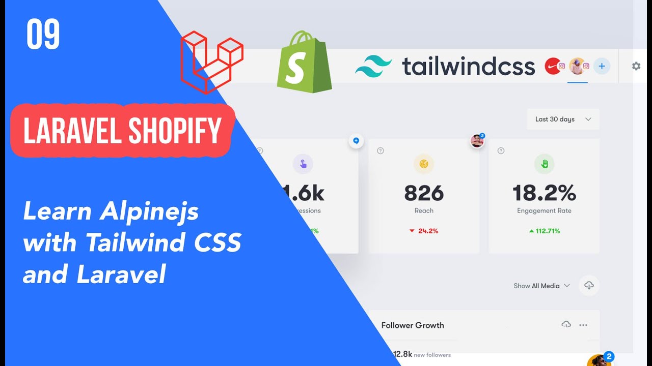 09 - Learn Alpinejs with Tailwind CSSand Laravel