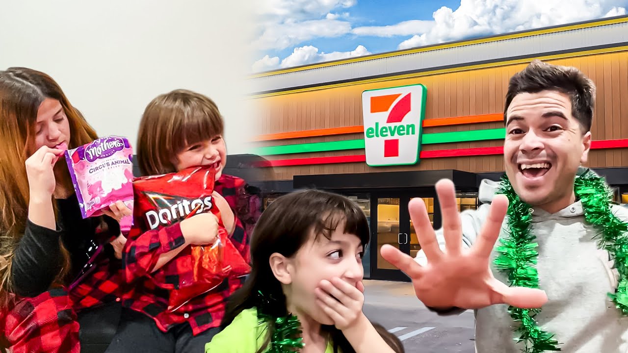 24 HORAS en la SALA en familia 😂 (+retos y 7- eleven)