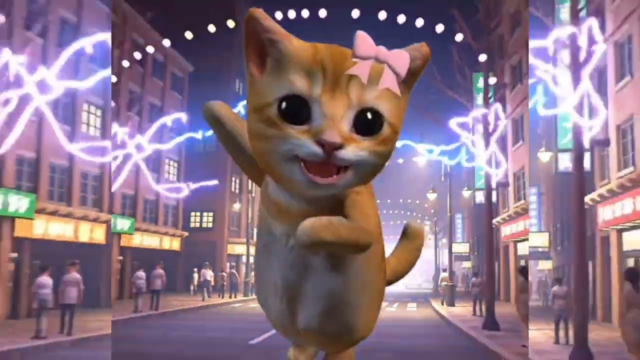 Bailando ay mi gatito miau miau - Diny Play 😸🐾🐈‍⬛