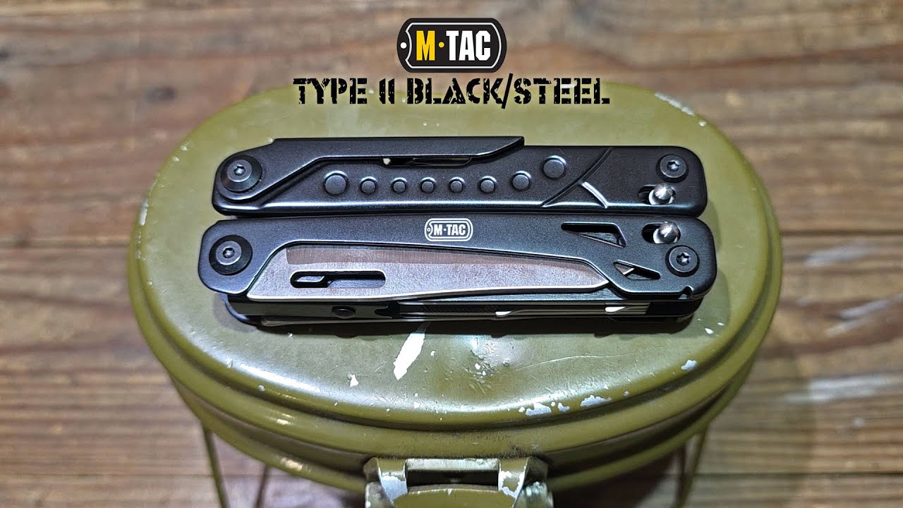 Мультитул М-ТАС Type 11 Black/Steel@Corcoran ALTactical tool